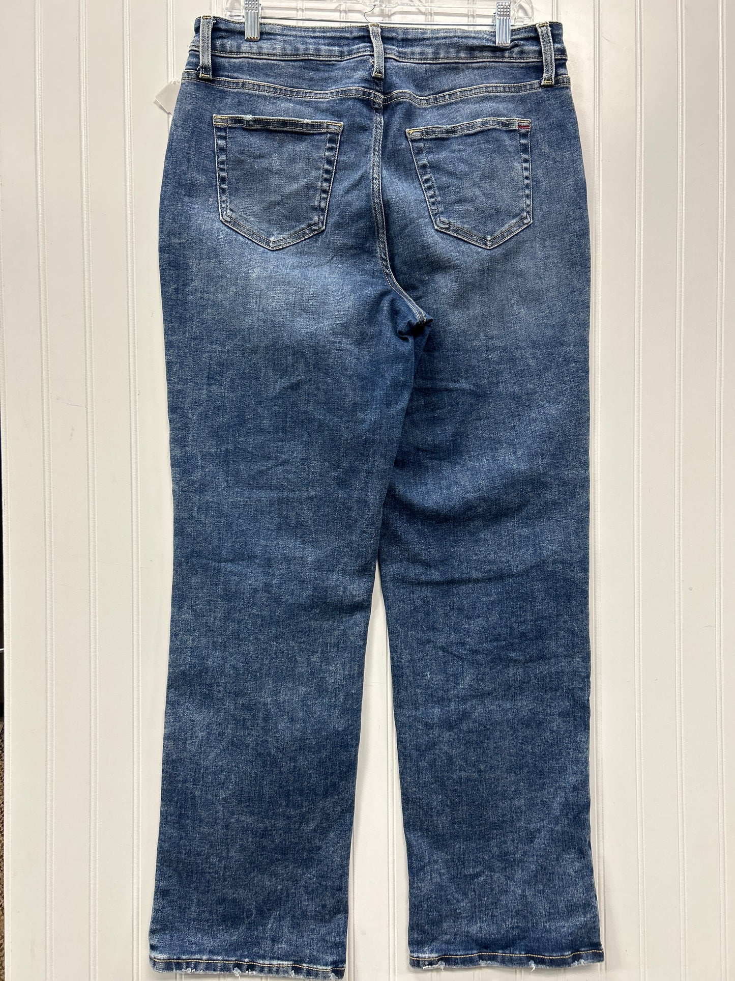 Jeans Straight By Edgely In Blue Denim, Size:14