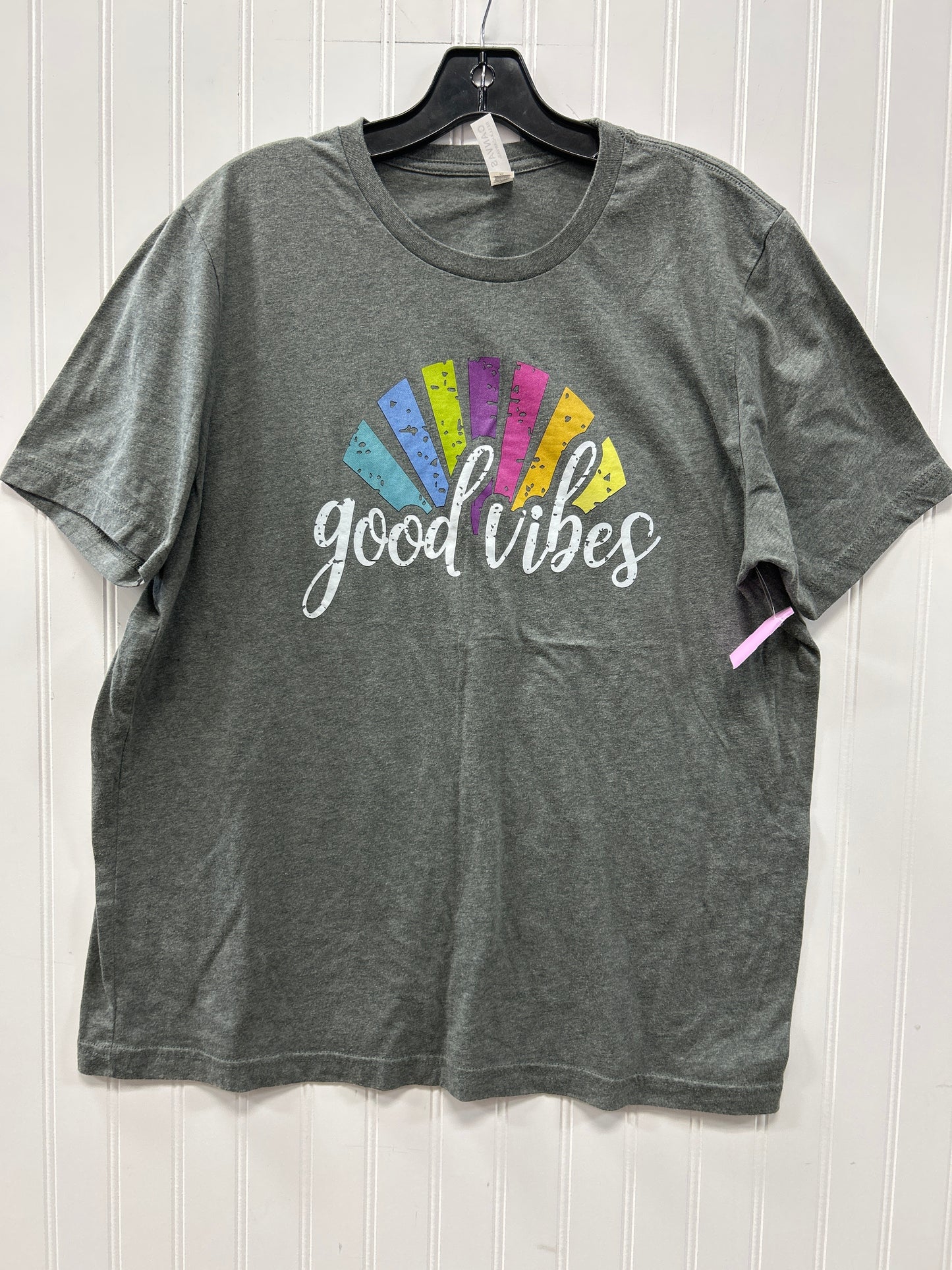 Top Ss By Bella + Canvas In Grey, Size:Xl