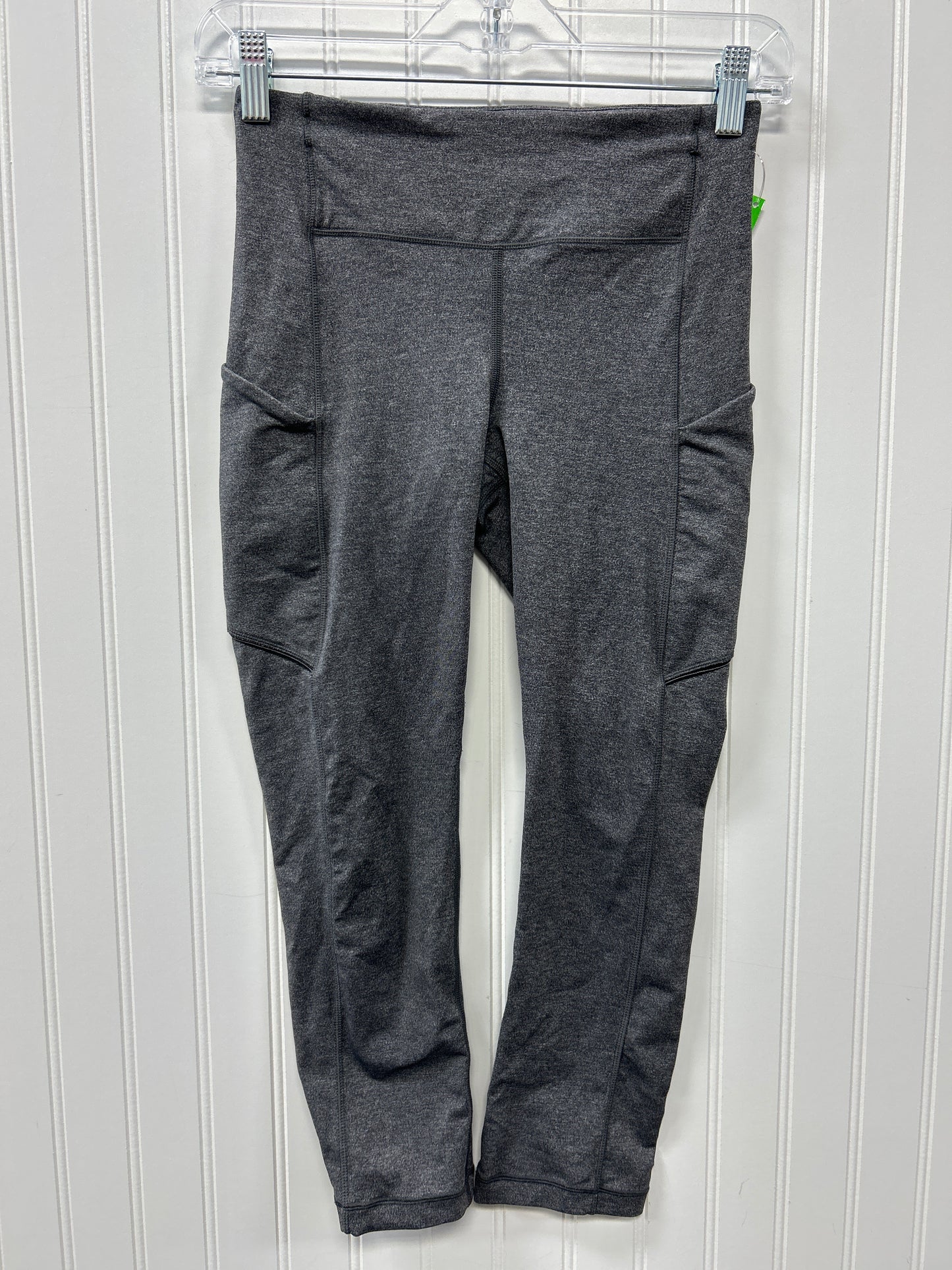 Athletic Leggings By Lululemon In Grey, Size:4