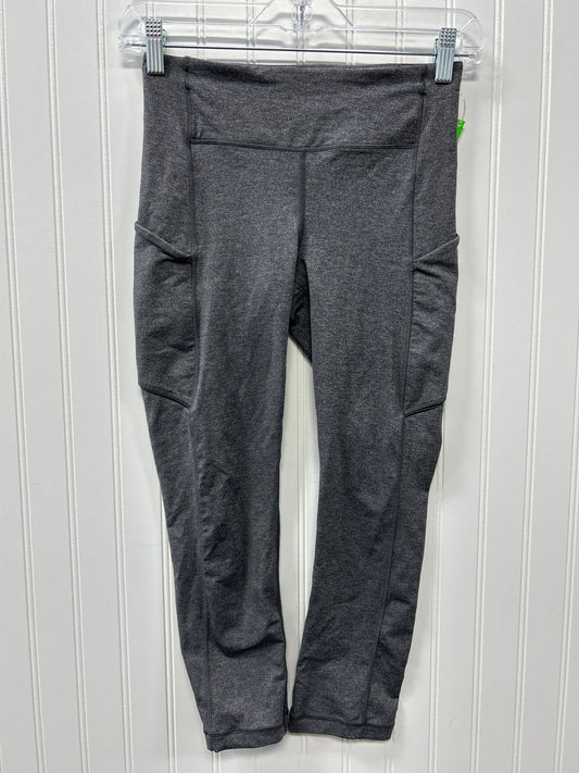 Athletic Leggings By Lululemon In Grey, Size:4