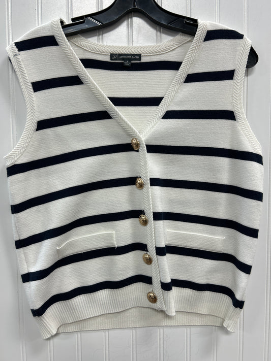 Top Sleeveless By Adrianna Papell In White, Size:S