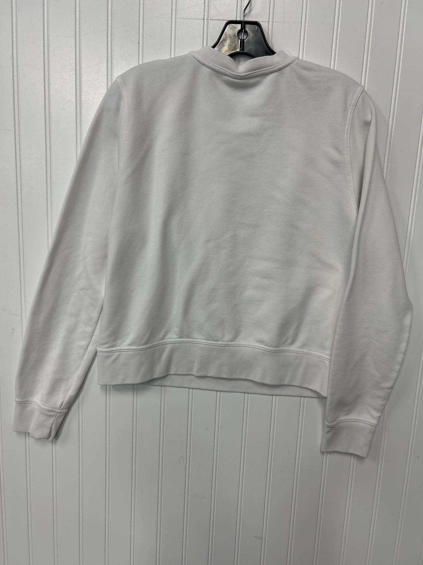 Athletic Sweatshirt Crewneck By Nike Apparel In White, Size:M