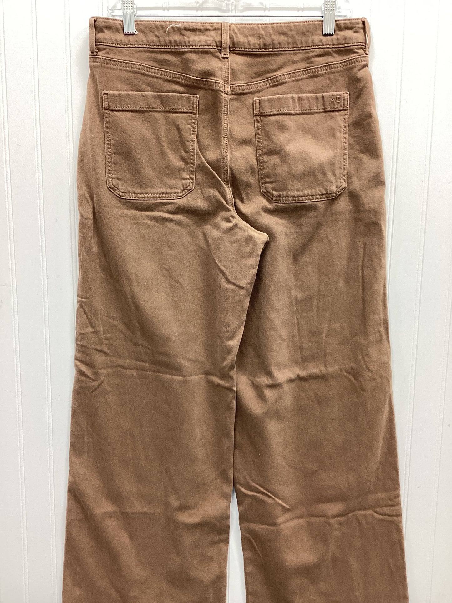 Jeans Wide Leg By American Eagle In Brown, Size:12