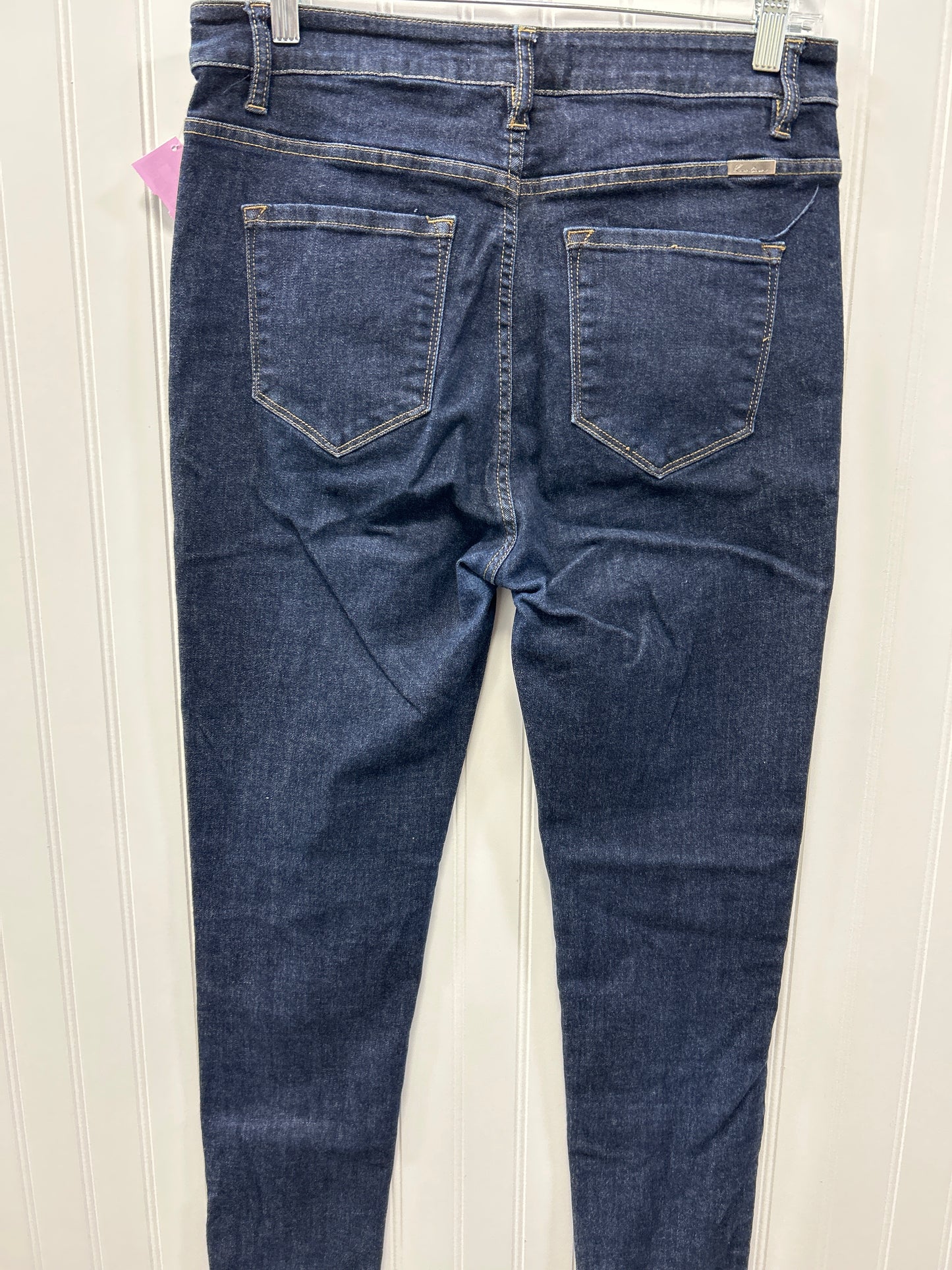Jeans Skinny By Kancan In Blue Denim, Size:8