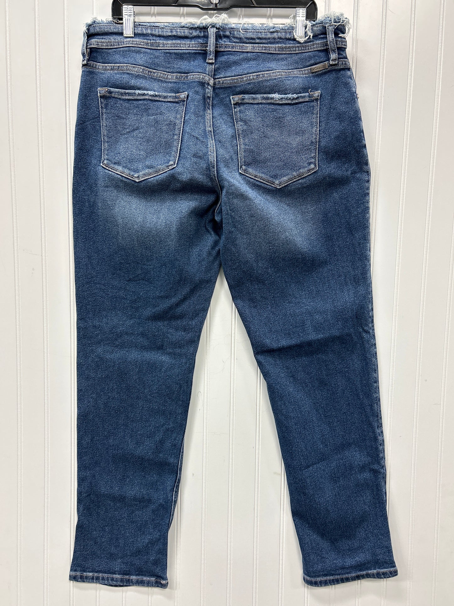 Jeans Straight By Kancan In Blue Denim, Size:10
