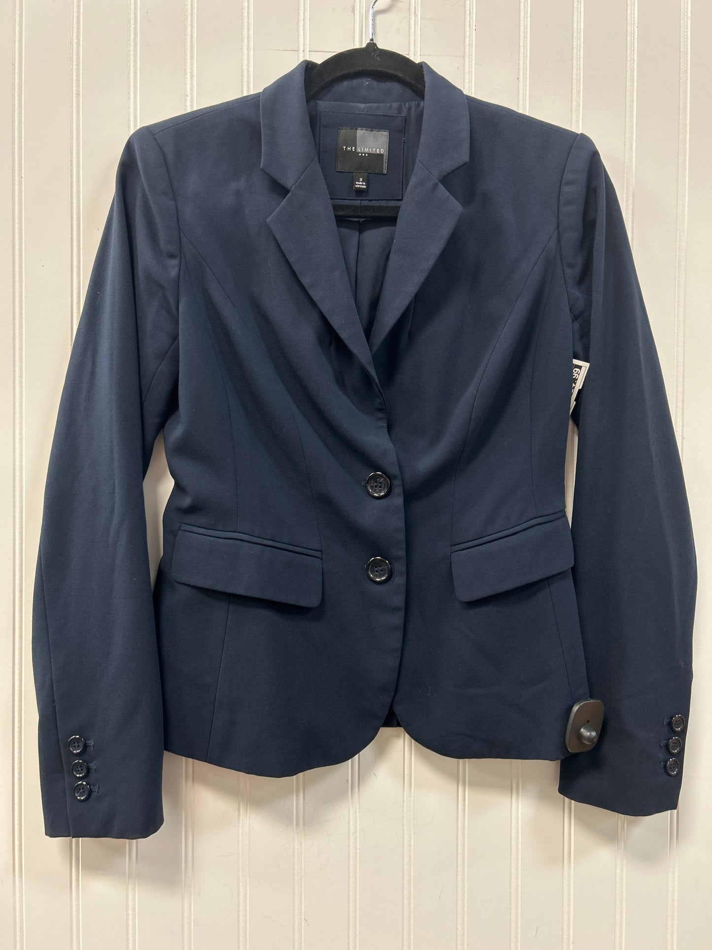 Blazer By Limited In Navy, Size:2