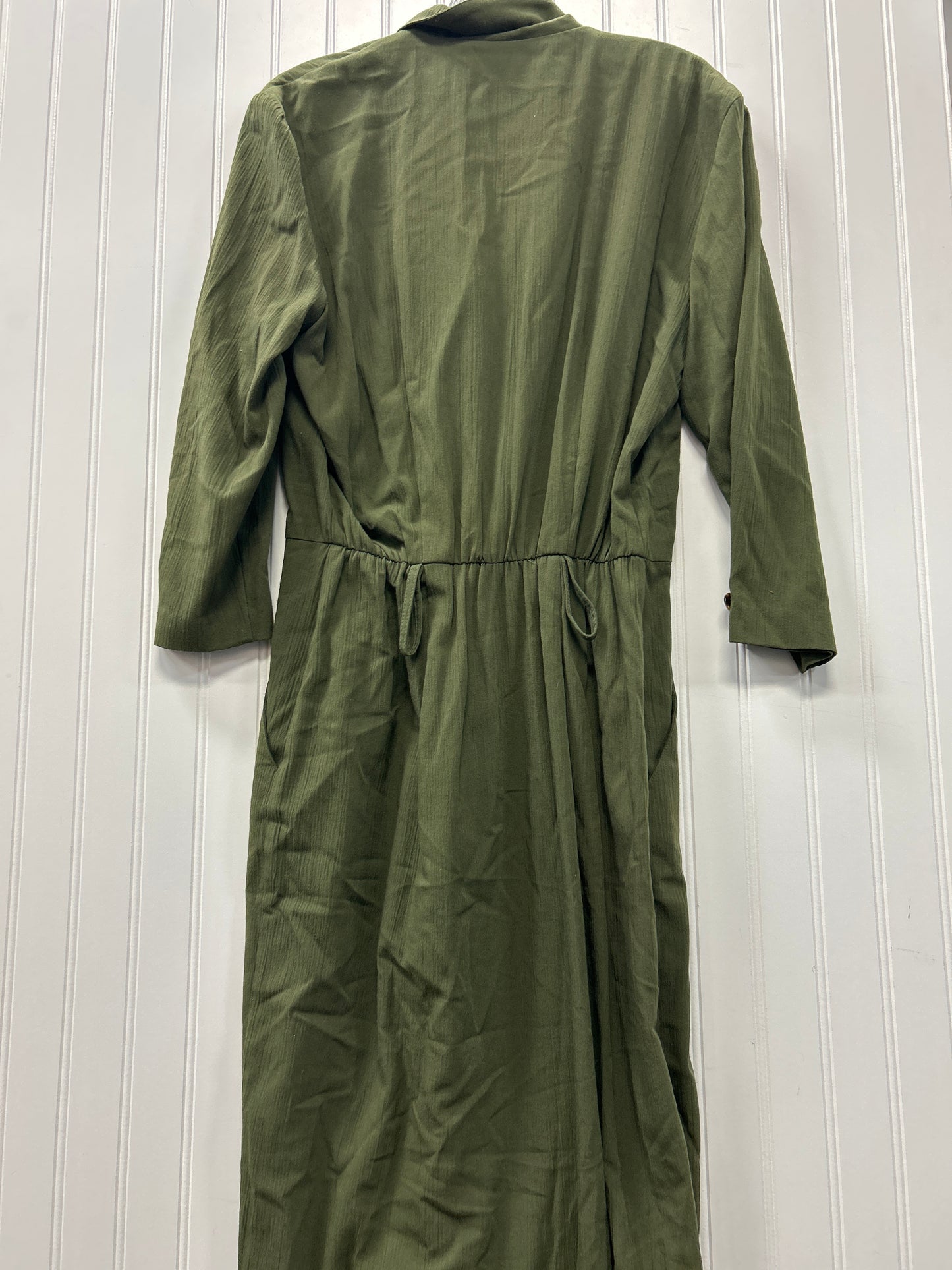 Dress Casual Maxi By Cmc In Green, Size:L