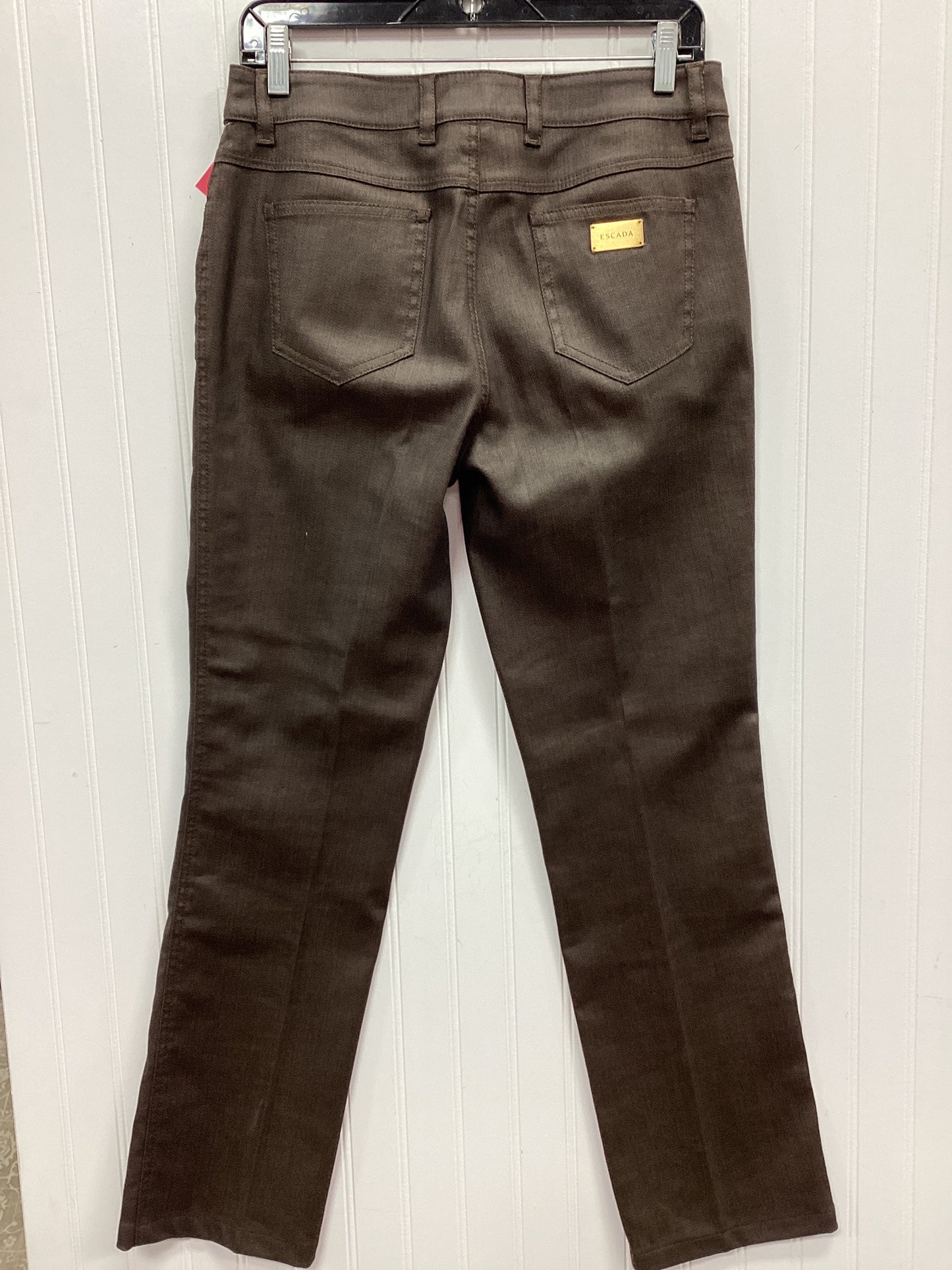 Jeans Designer By Escada In Brown, Size:M
