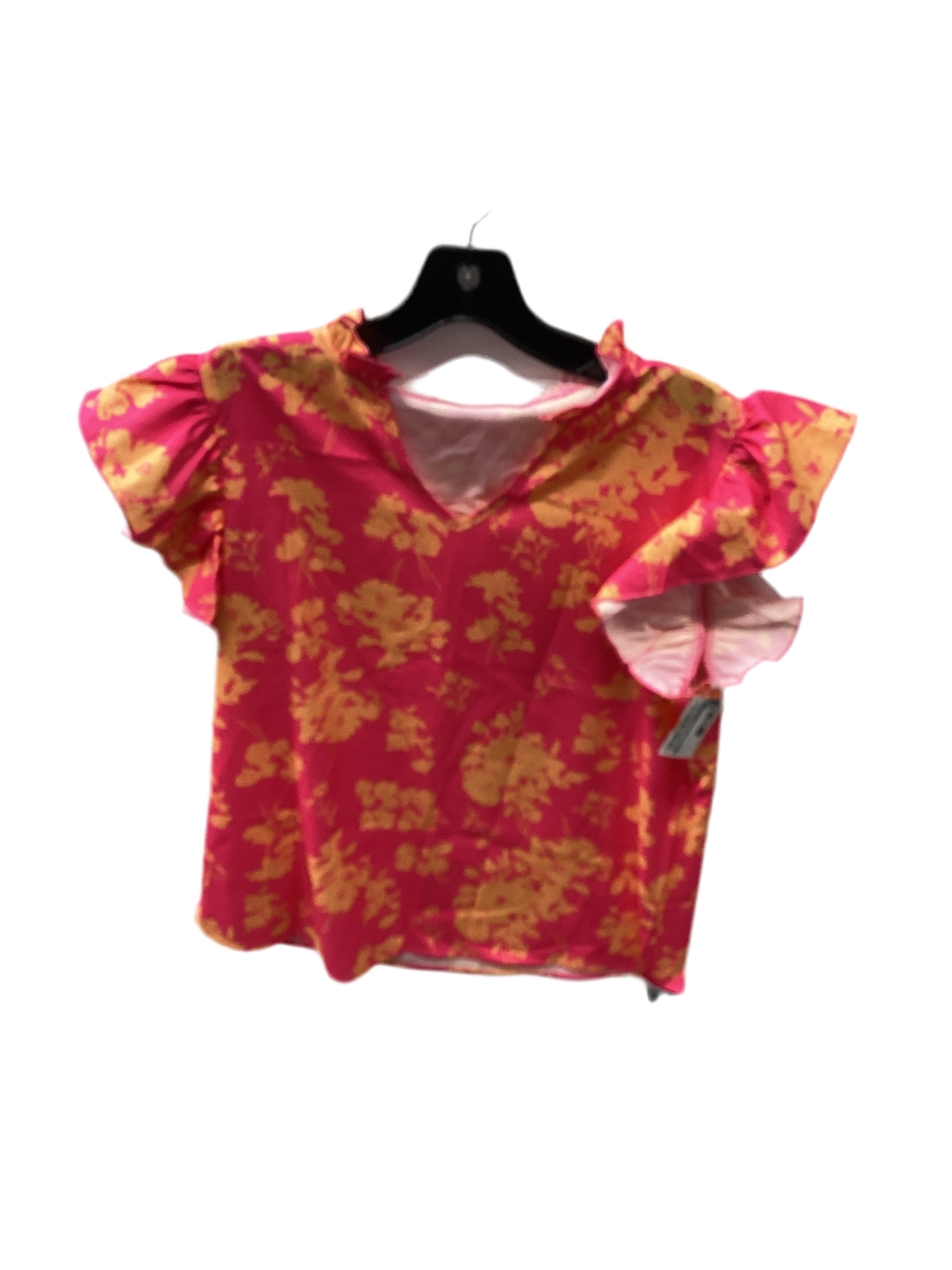 Top Ss By Clothes Mentor In Floral Print, Size:S