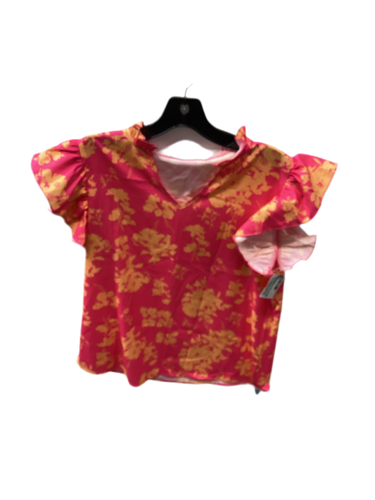 Top Ss By Clothes Mentor In Floral Print, Size:S