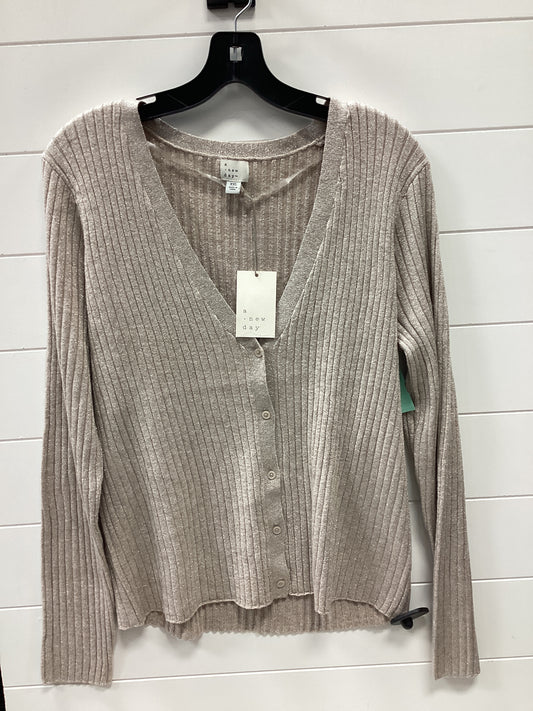 Cardigan By A New Day In Tan, Size:1X