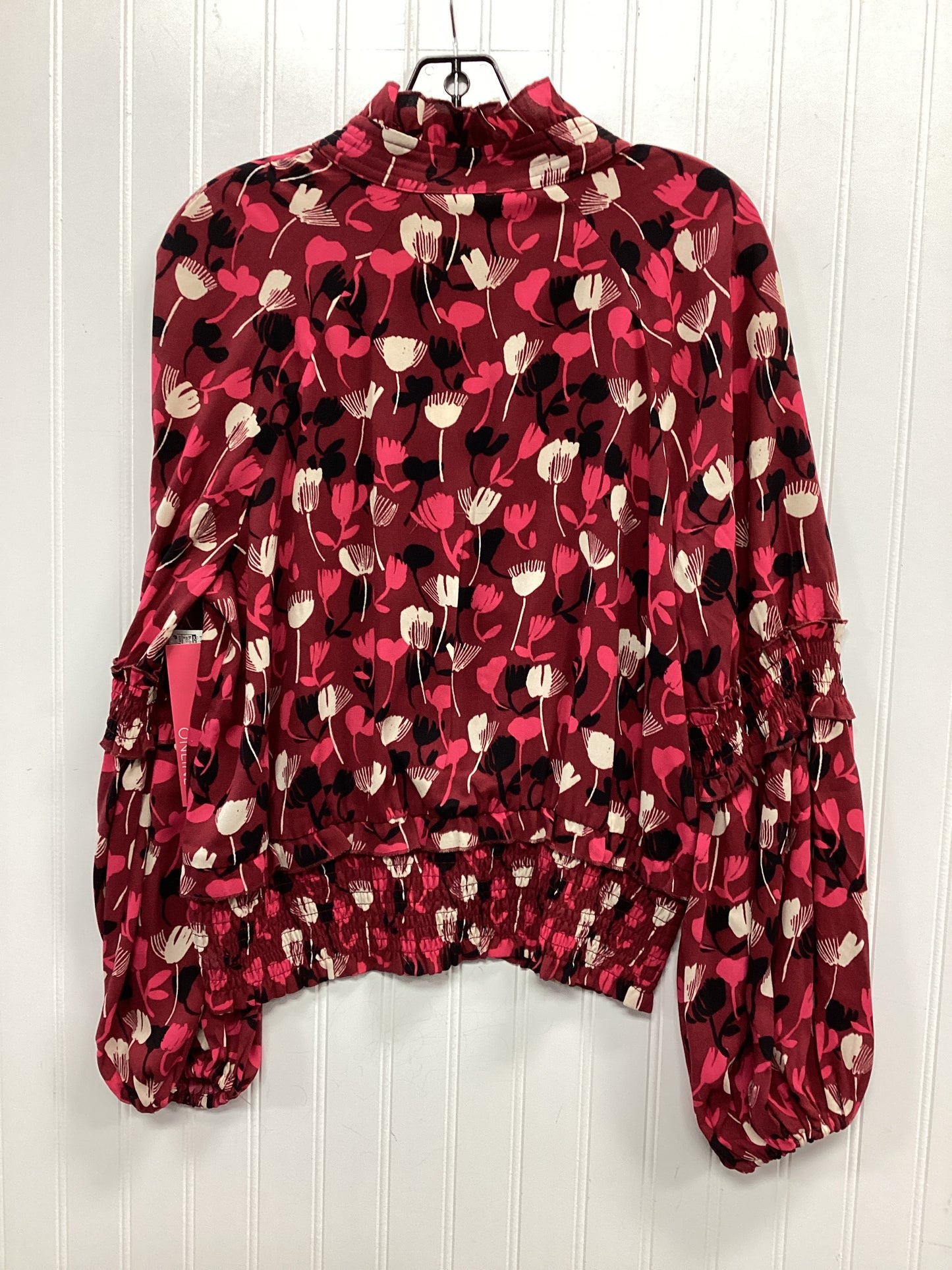 Blouse Ls By Cabi In Red, Size:M