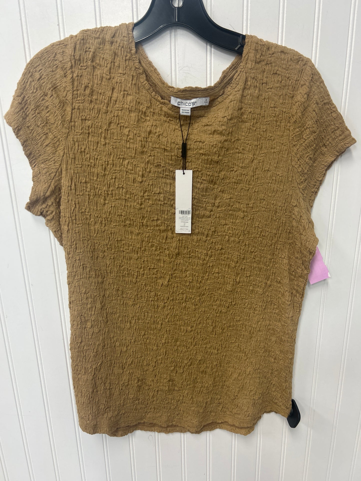 Top Ss By Chicos In Tan, Size:L