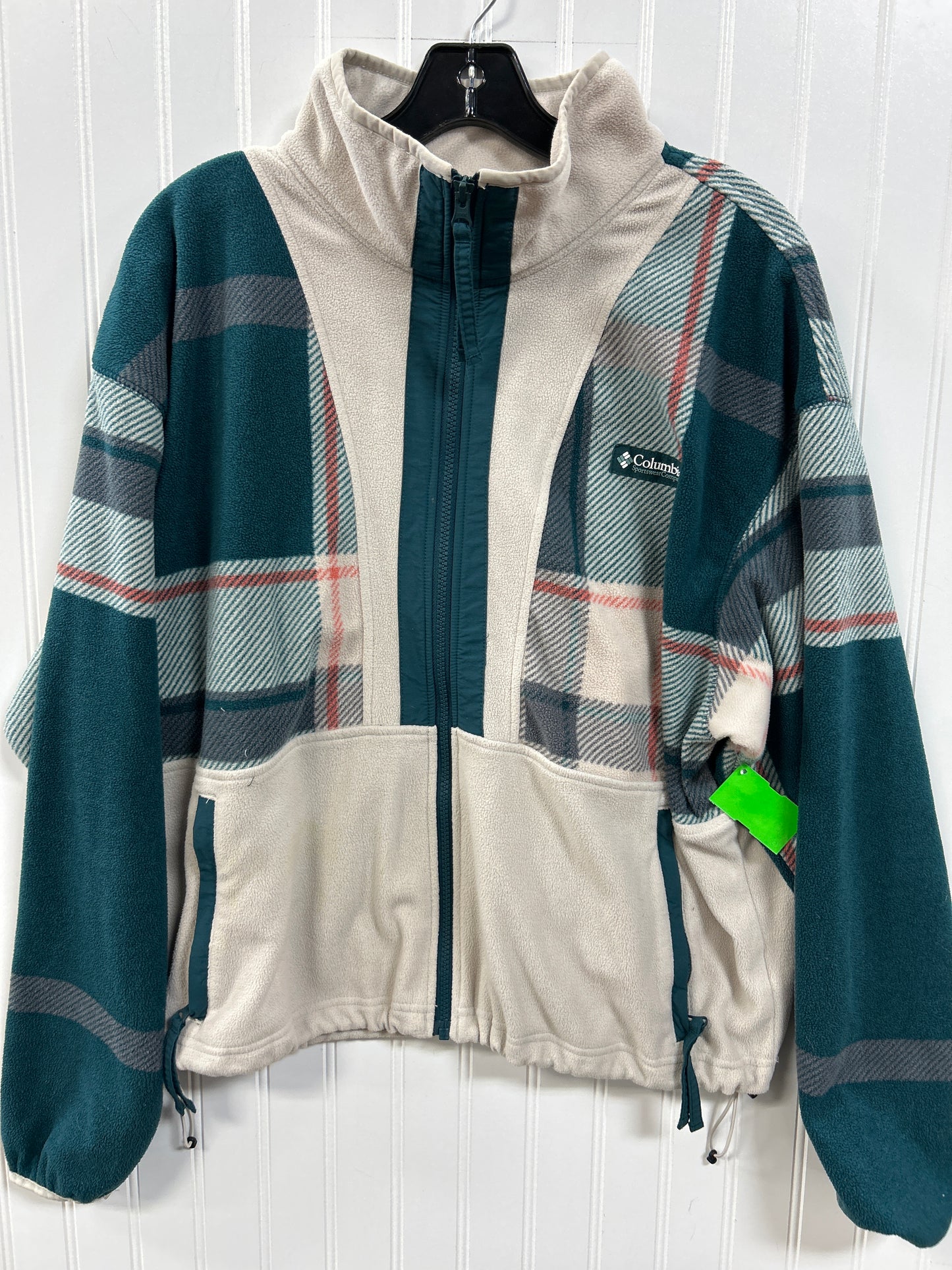 Athletic Fleece By Columbia In Plaid Pattern, Size:Xl