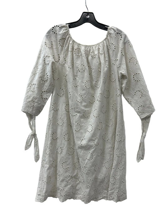 Dress Casual Midi By Valentina In Cream, Size:M