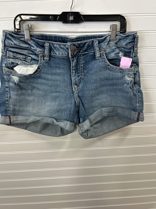 Shorts By Silver In Blue Denim, Size:14