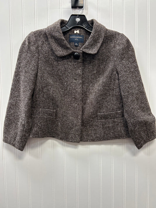 Blazer By Banana Republic In Brown, Size:0P