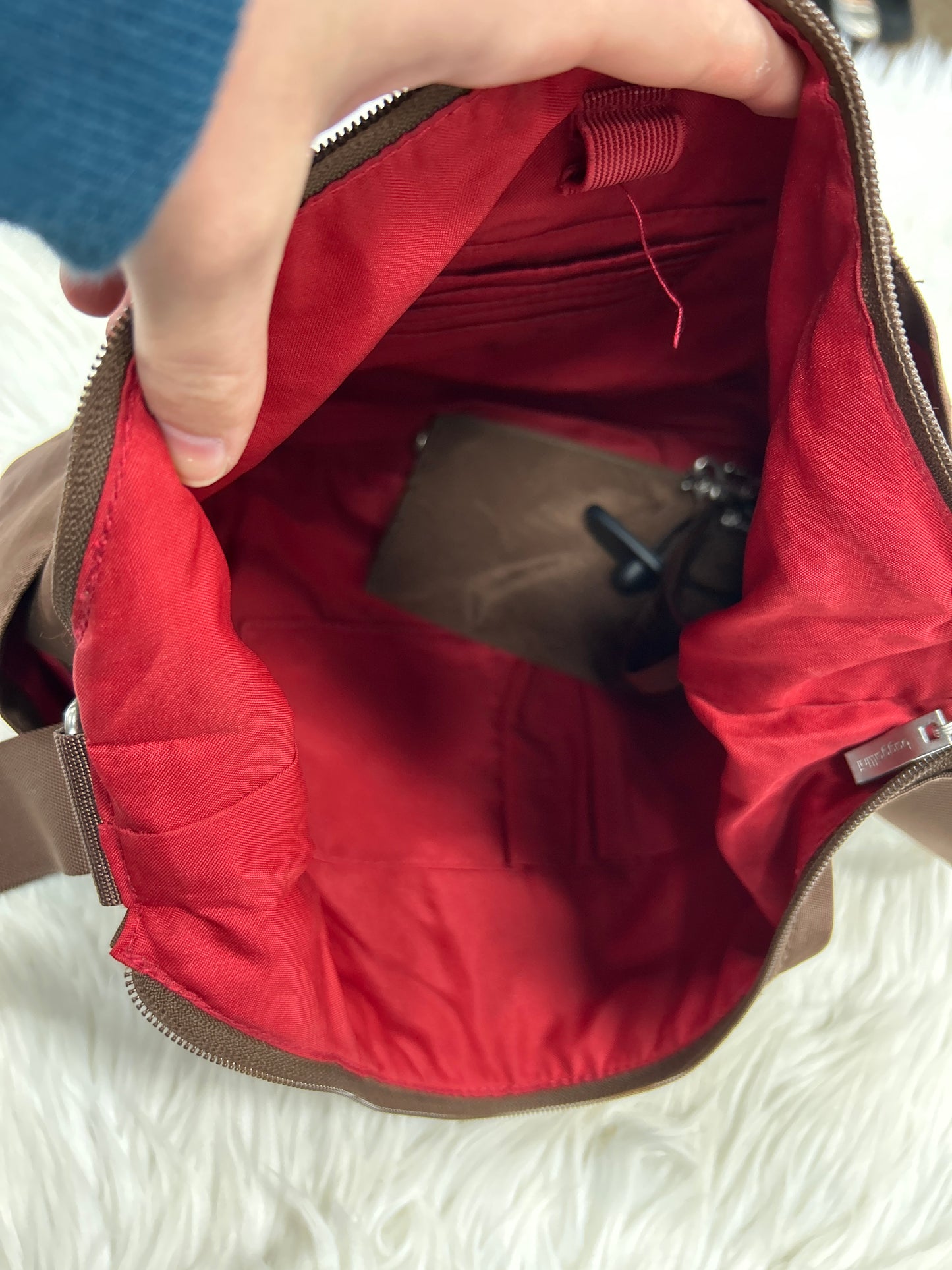 Handbag By Baggallini In Brown, Size:Large