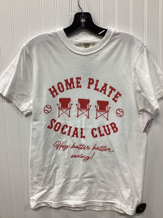 Top Ss By Comfort Colors In White, Size:S