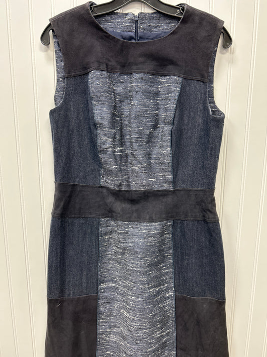 Dress Designer By Carolina Herrera In Navy, Size:L