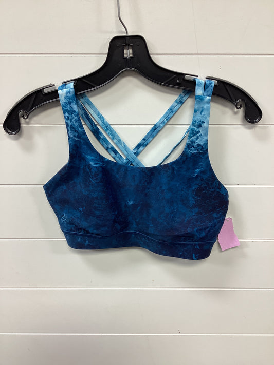 Athletic Bra By Lululemon In Blue, Size:6