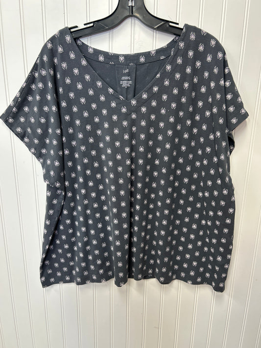 Top Ss By J. Jill In Grey, Size:2X
