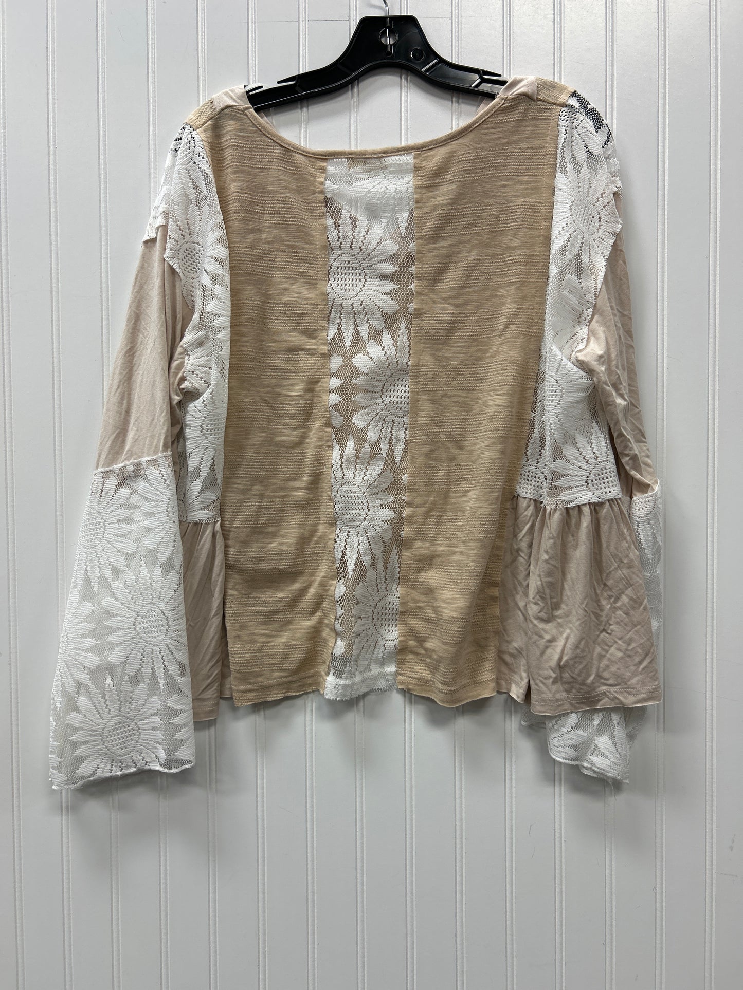 Top Ls By Pol In Tan, Size:L