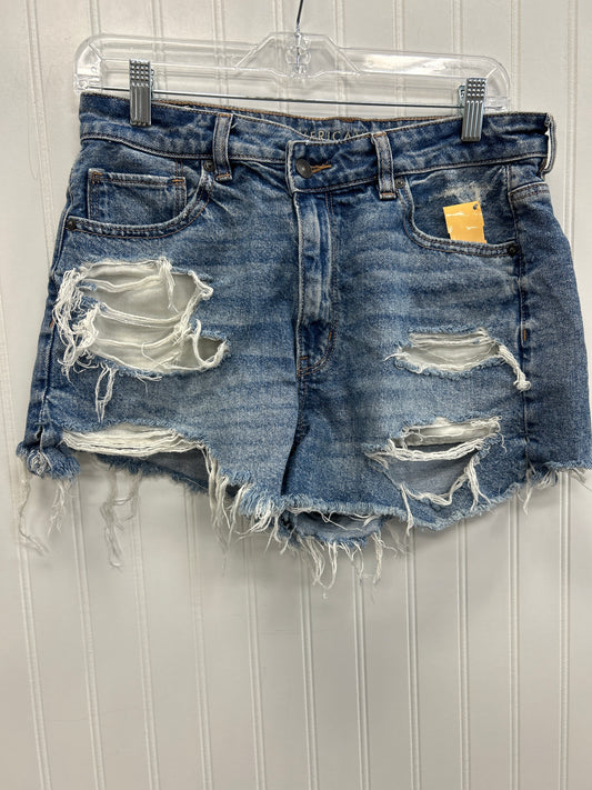 Shorts By American Eagle In Blue Denim, Size:10