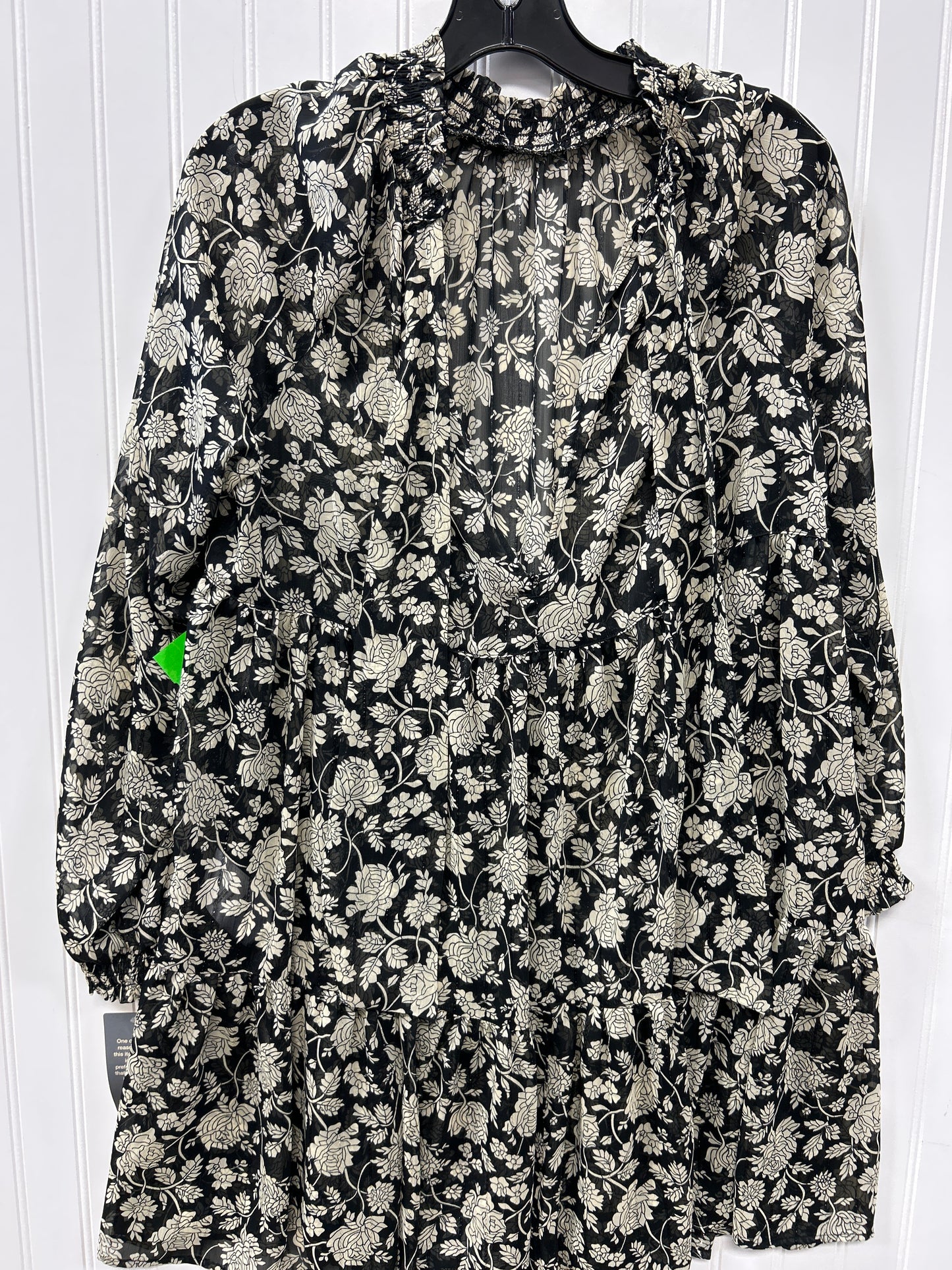 Dress Casual Midi By On 34Th In Black & Cream, Size:M