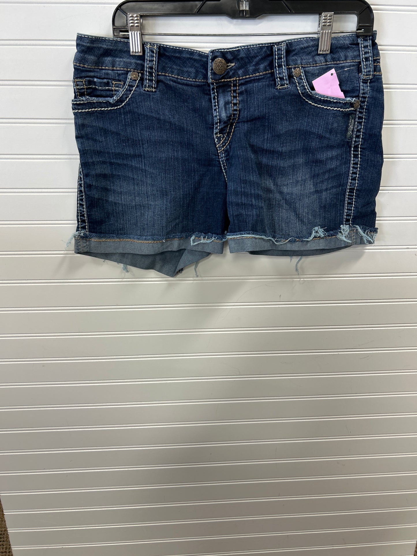 Shorts By Silver In Blue Denim, Size:14