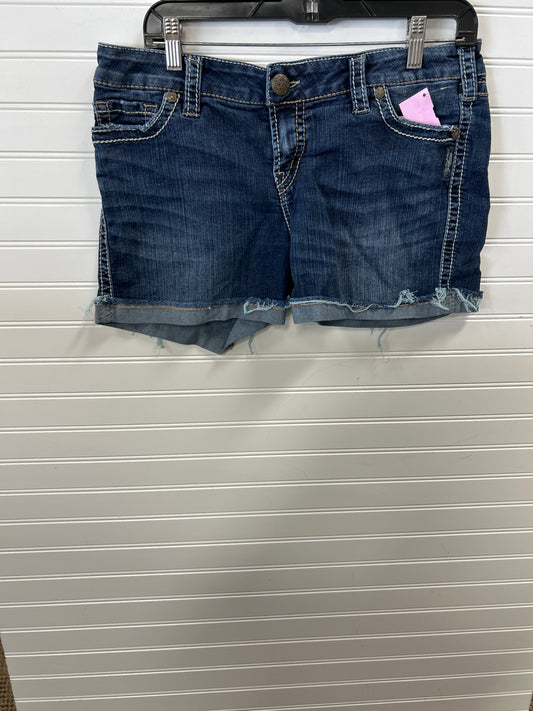Shorts By Silver In Blue Denim, Size:14
