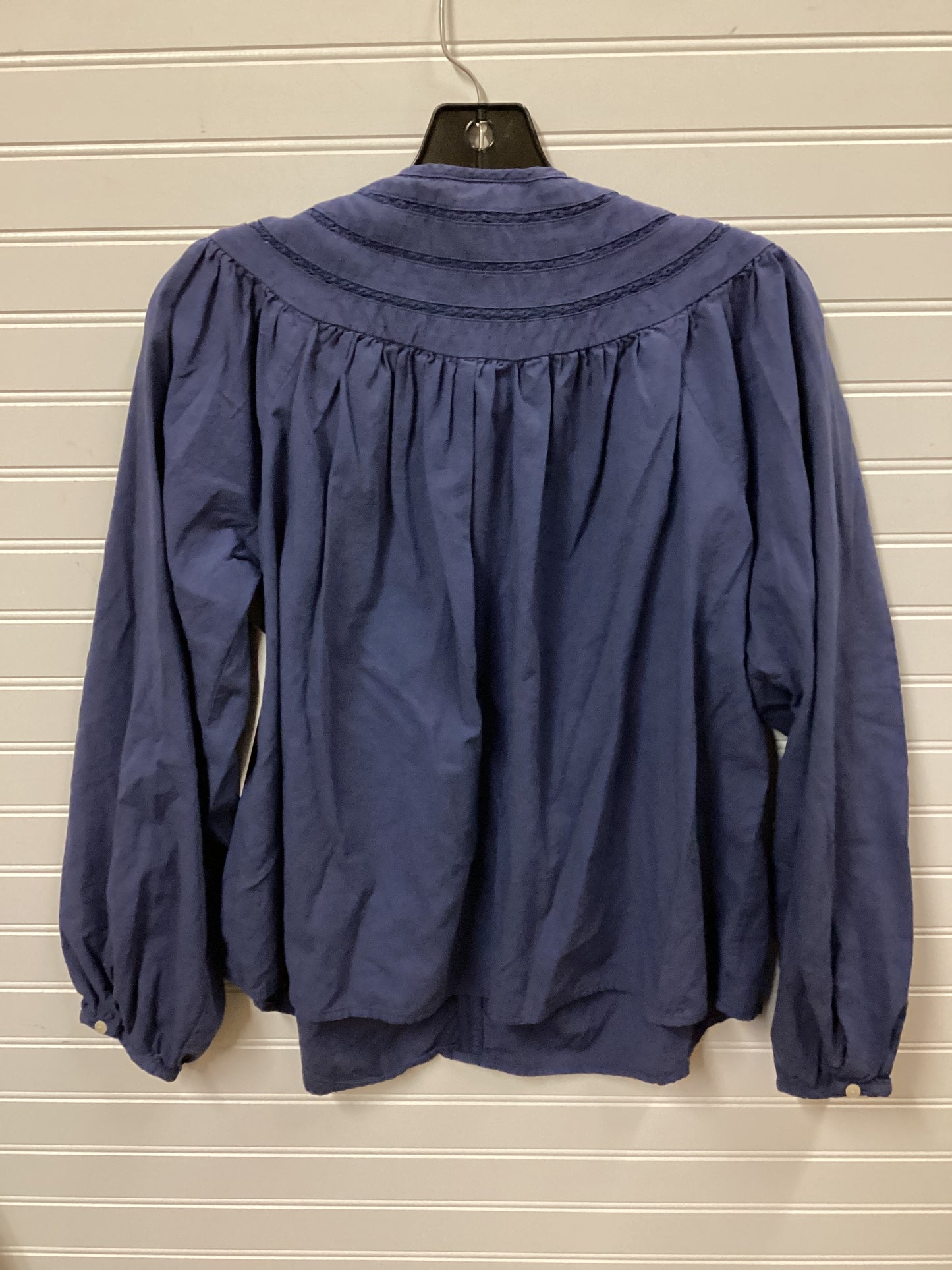 Blouse Ls By Universal Thread In Blue, Size:M
