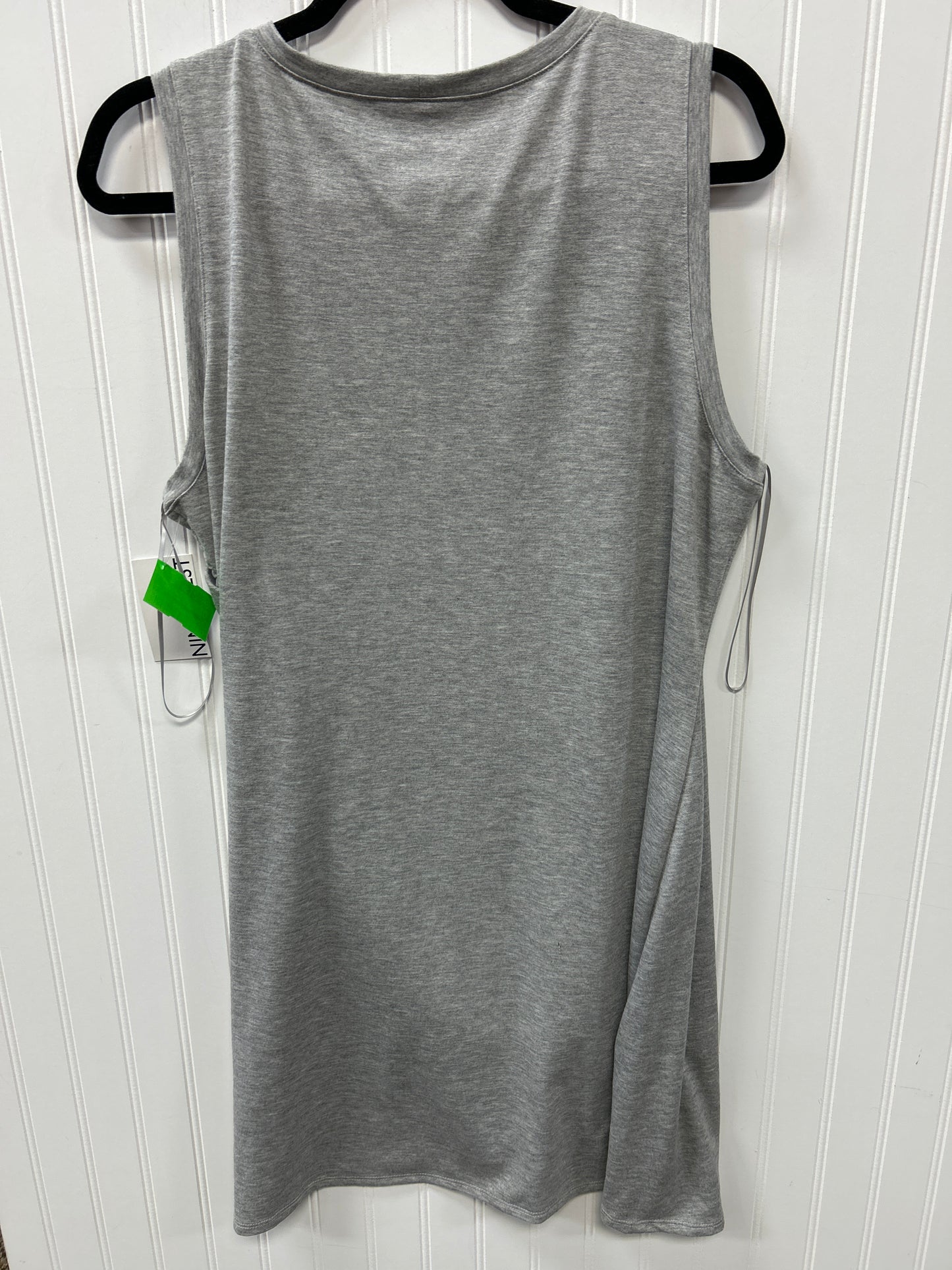 Dress Casual Midi By Nine West In Grey, Size:Xl