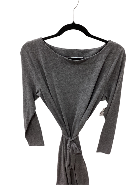 Dress Casual Maxi By Time And Tru In Grey, Size:L