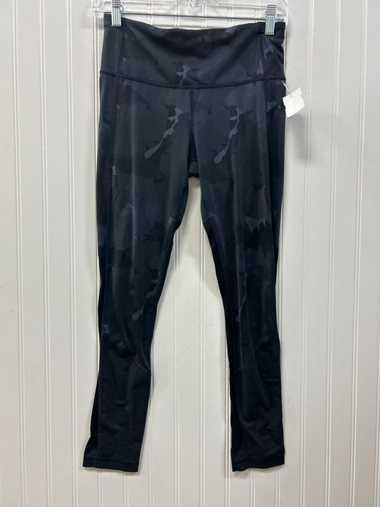 Athletic Leggings By Lululemon In Black & Grey, Size:6