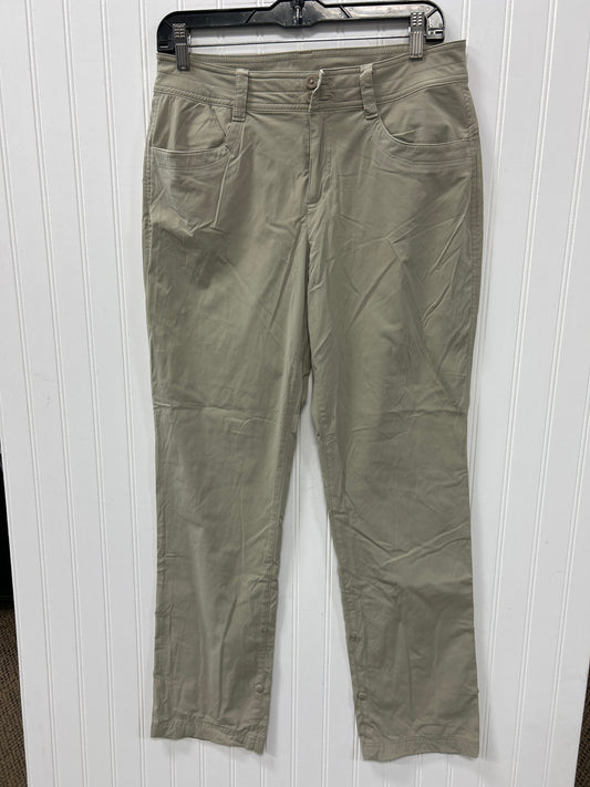 Athletic Pants By Eddie Bauer In Cream, Size:8