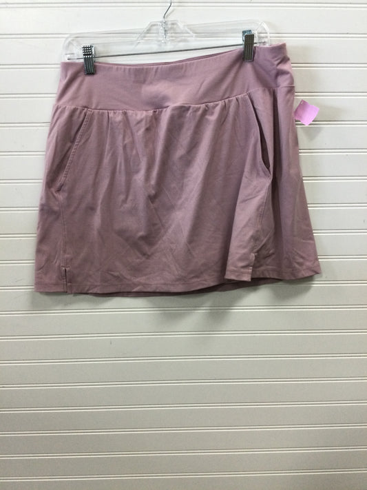 Athletic Skort By Cmb In Pink, Size:Xl