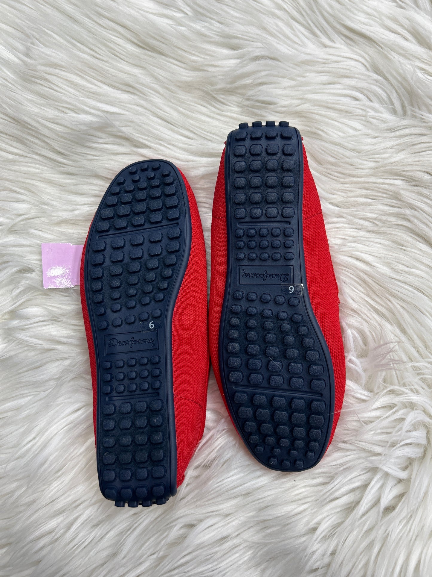 Shoes Flats By Cmc In Red, Size:6