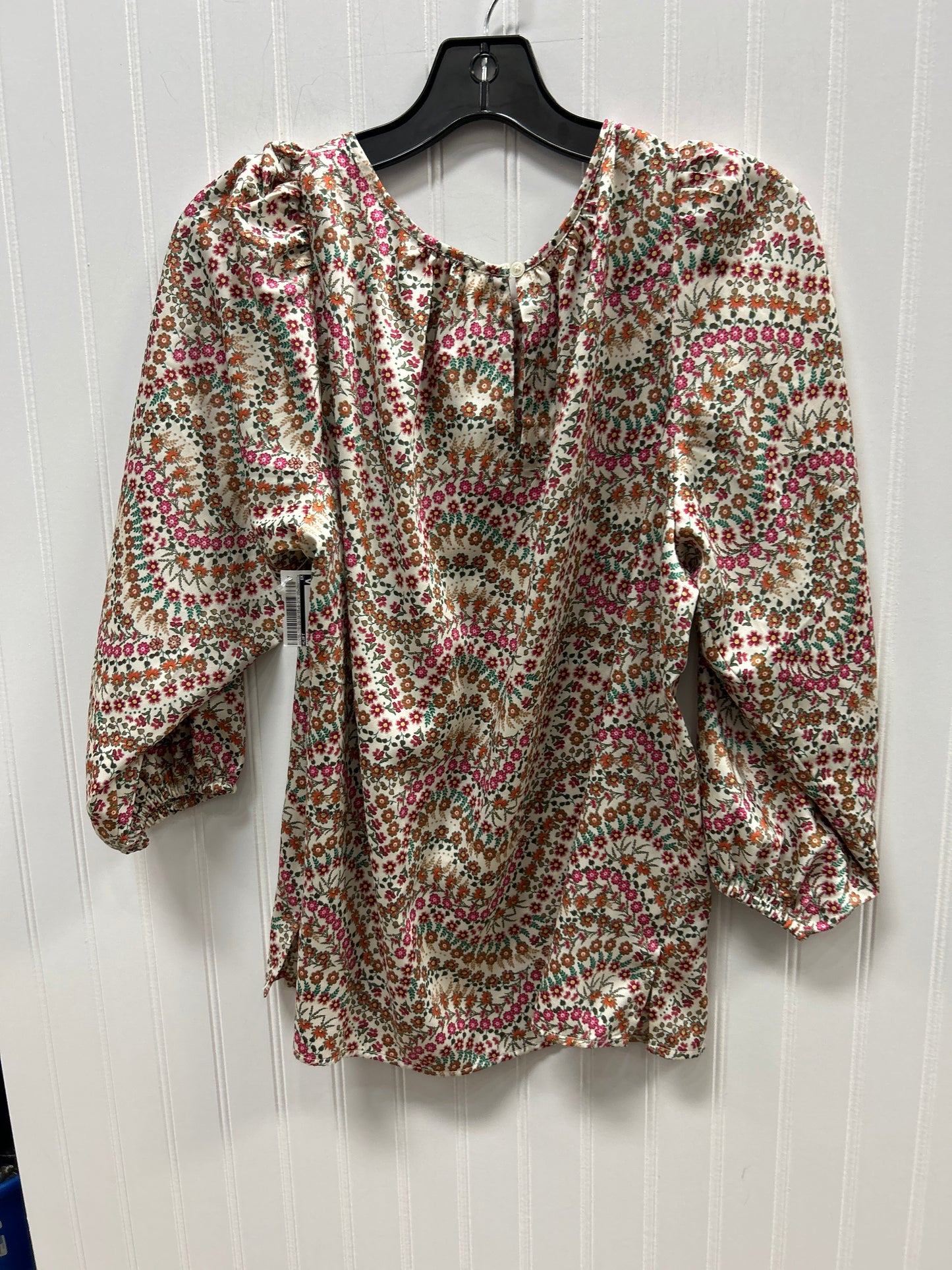 Top Ls By Loft In Floral Print, Size:M