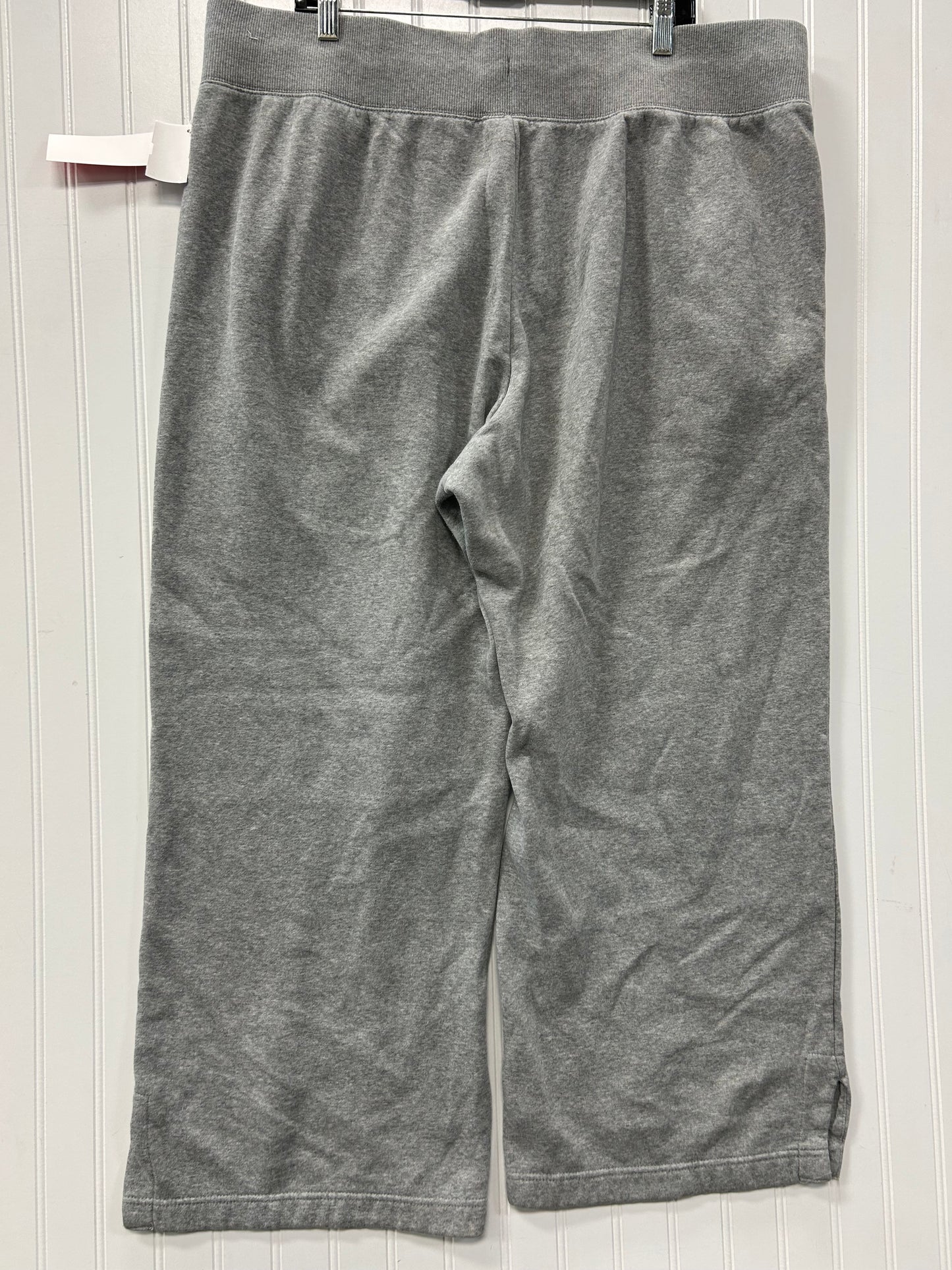 Athletic Pants By Nike Apparel In Grey, Size:1X