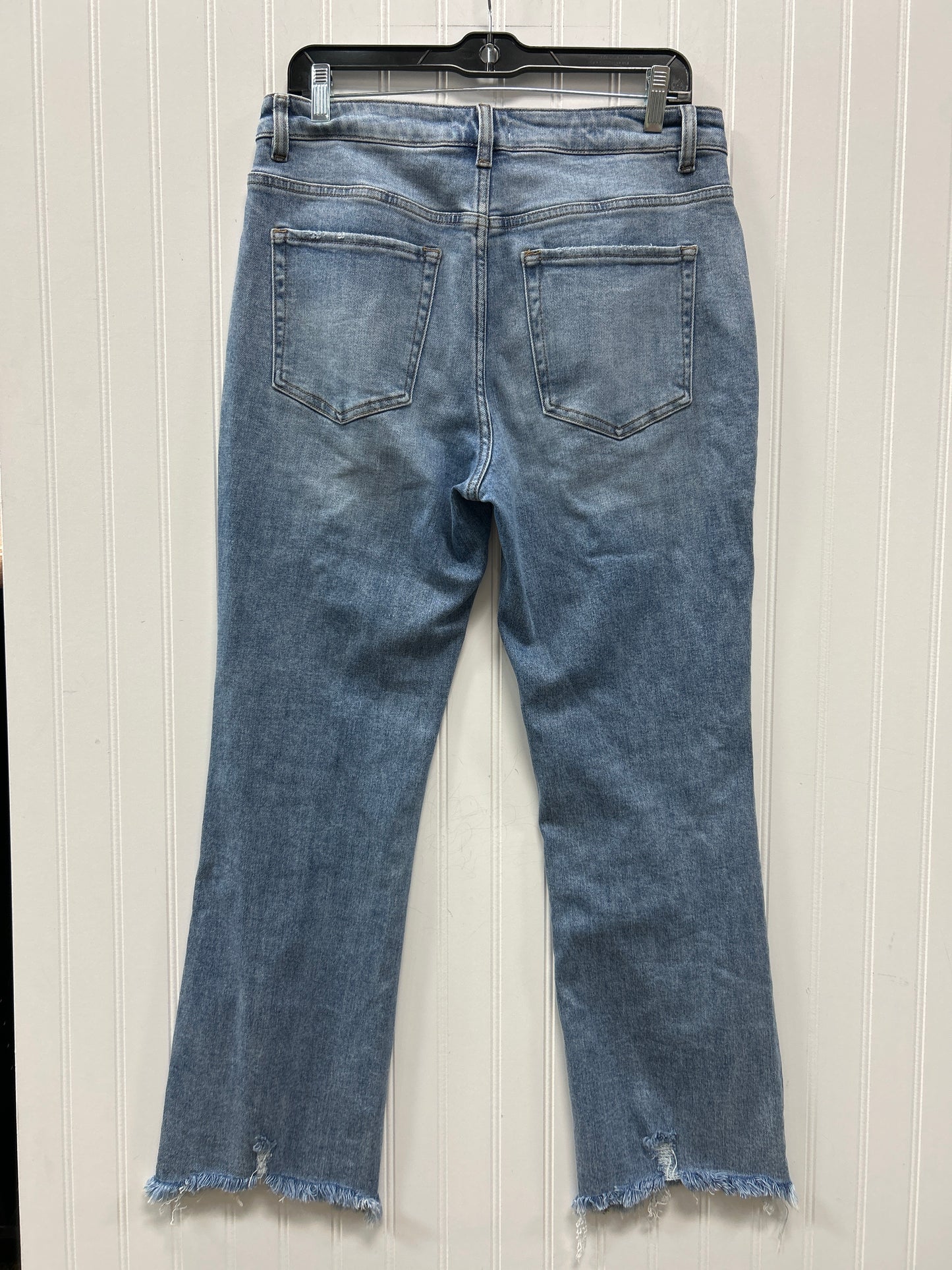 Jeans Flared By Cmc In Blue Denim, Size:12