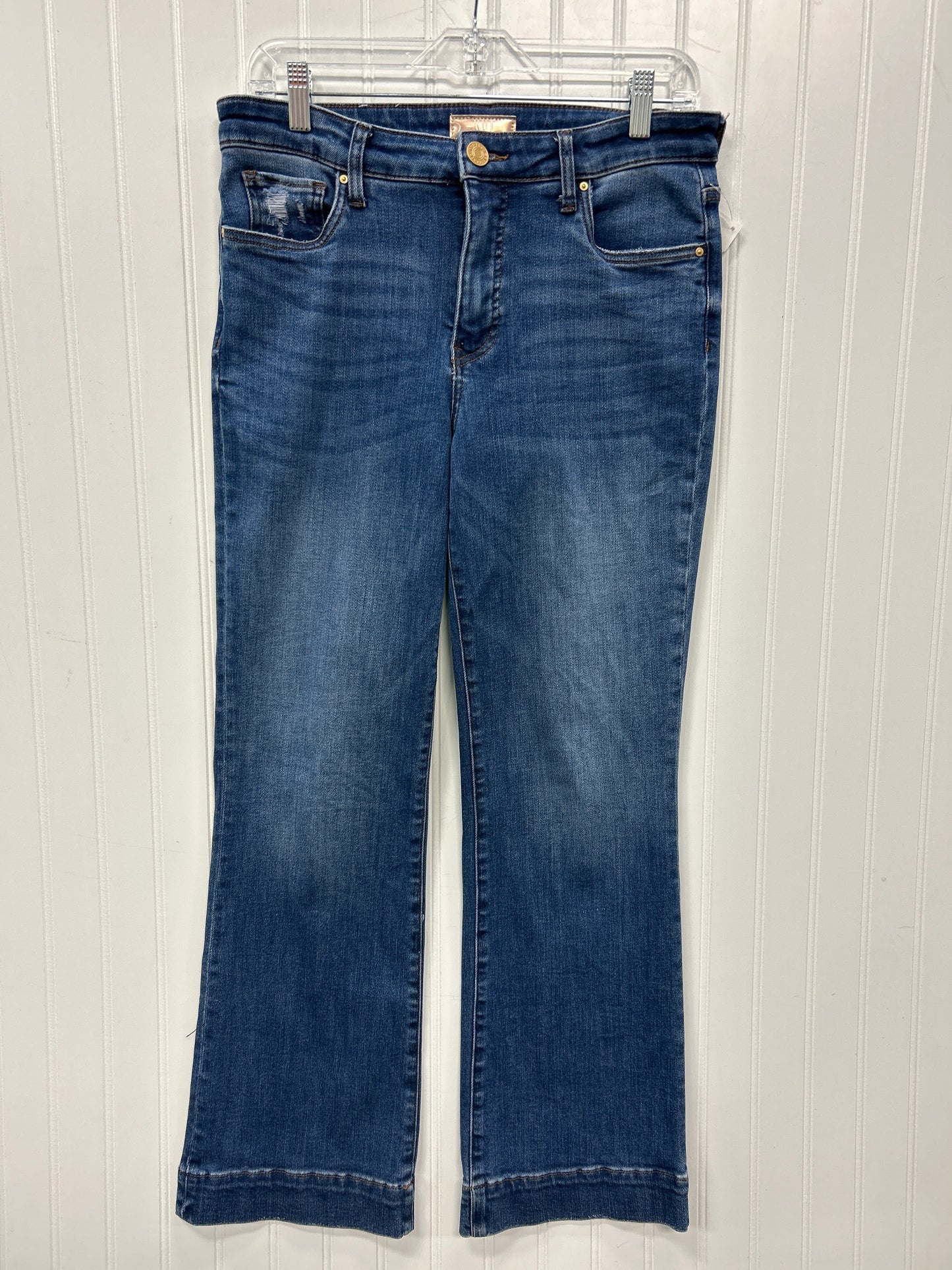 Jeans Boot Cut By Kut In Blue Denim, Size:6