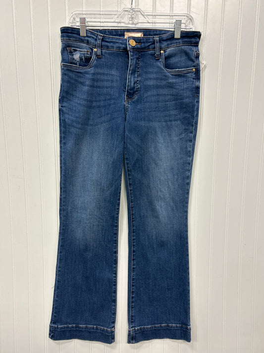 Jeans Boot Cut By Kut In Blue Denim, Size:6