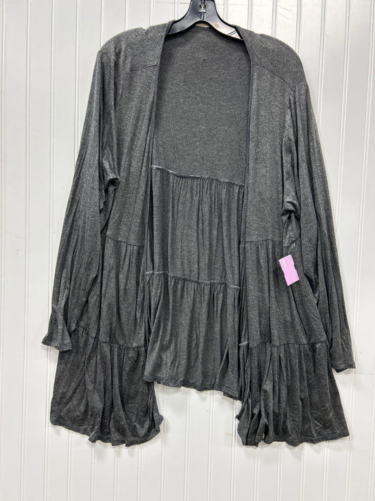 Cardigan By Cmc In Grey, Size:1X