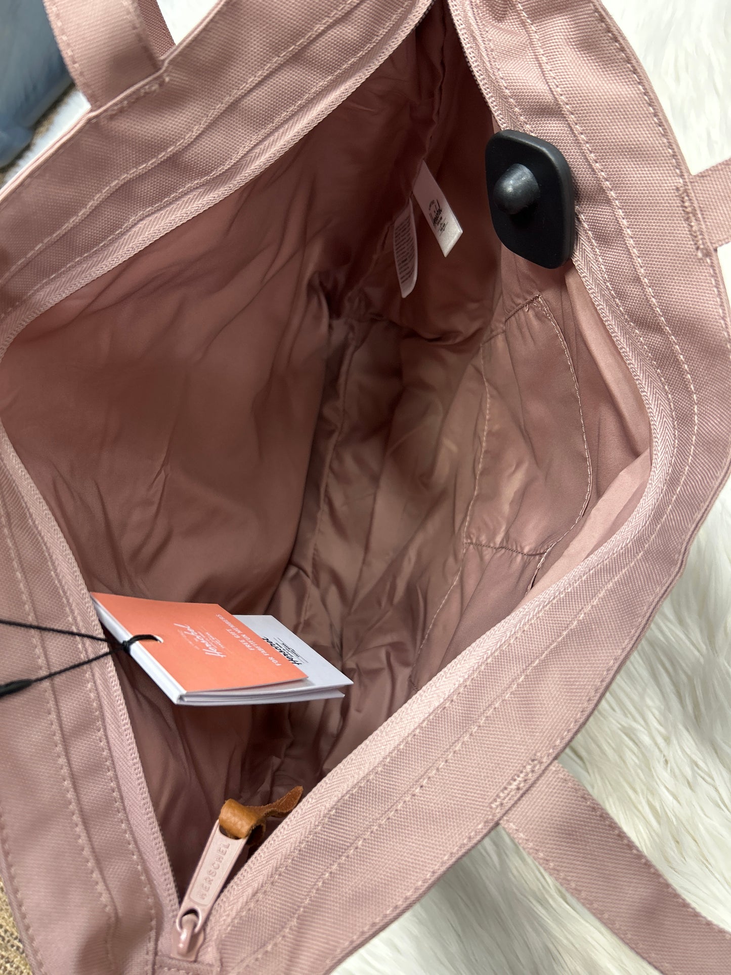 Tote By Herschel In Mauve, Size:Large NWT