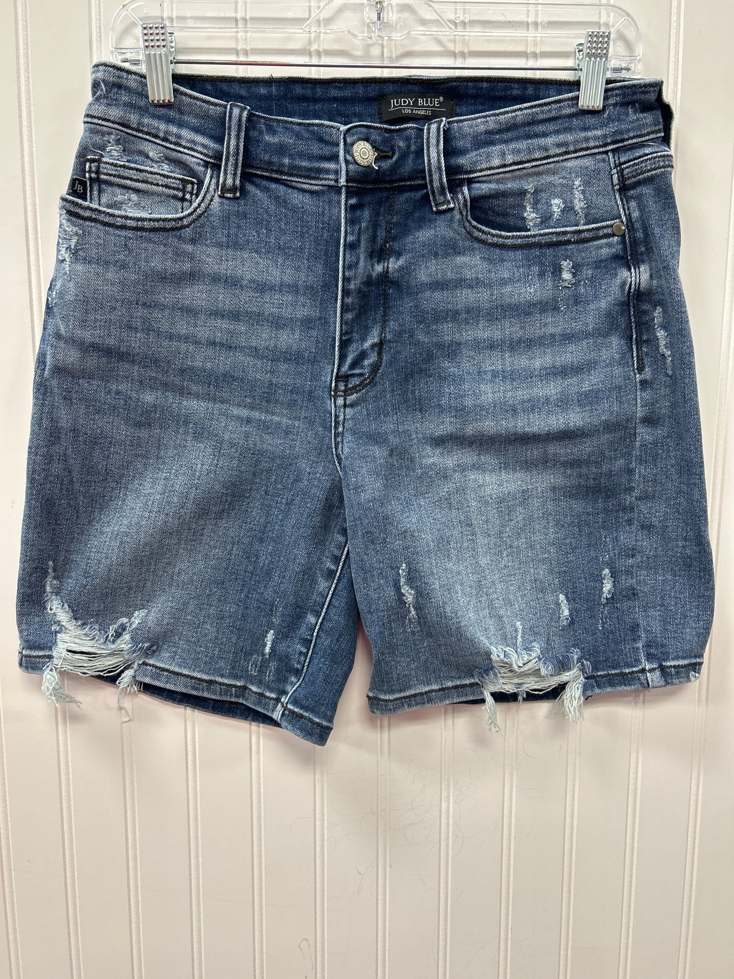 Shorts By Judy Blue In Blue Denim, Size:L