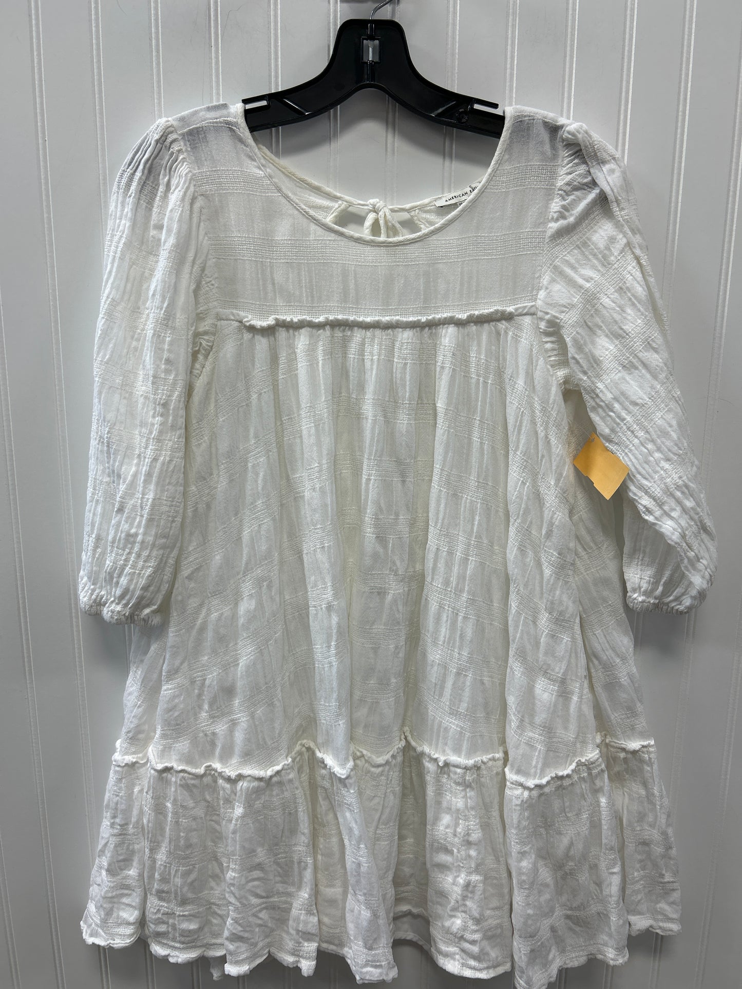 Dress Casual Midi By American Eagle In White, Size:Xs