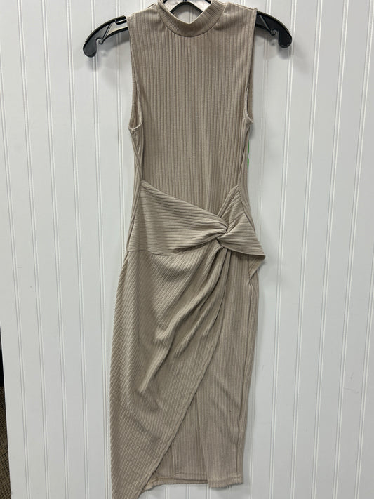 Dress Casual Maxi By Forever 21 In Cream, Size:S