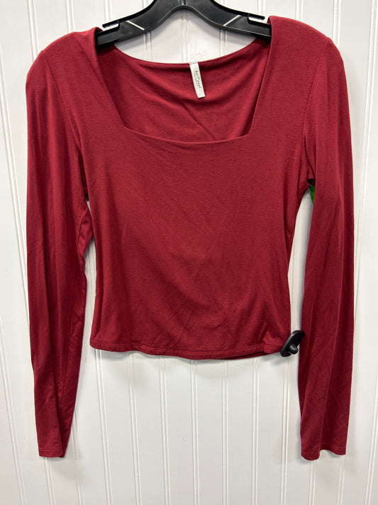 Top Ls By Be Cool In Red, Size:S