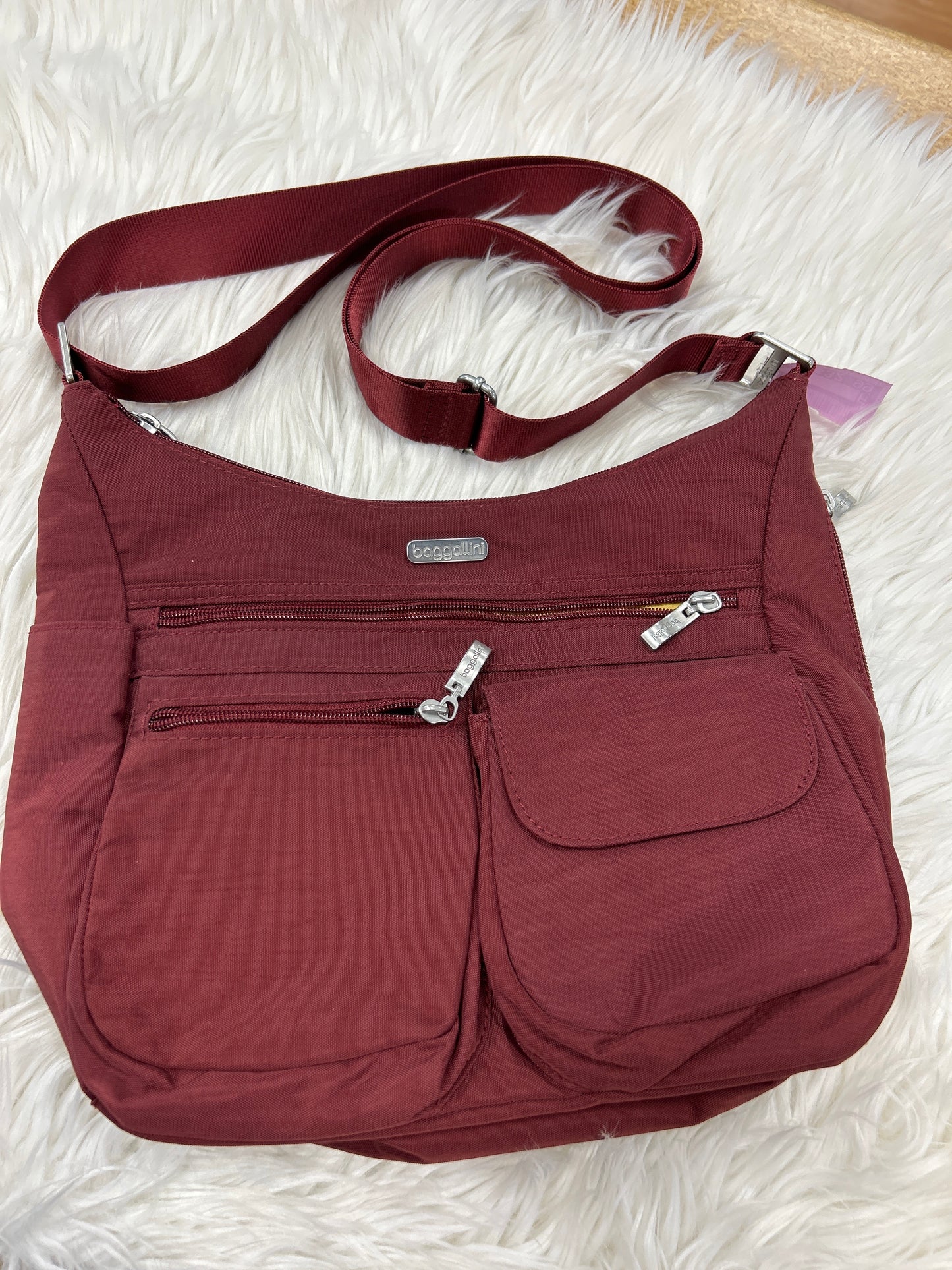 Handbag By Baggallini In Red, Size:Large